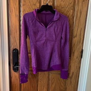Lululemon Purple Quarter-Zip Pullover